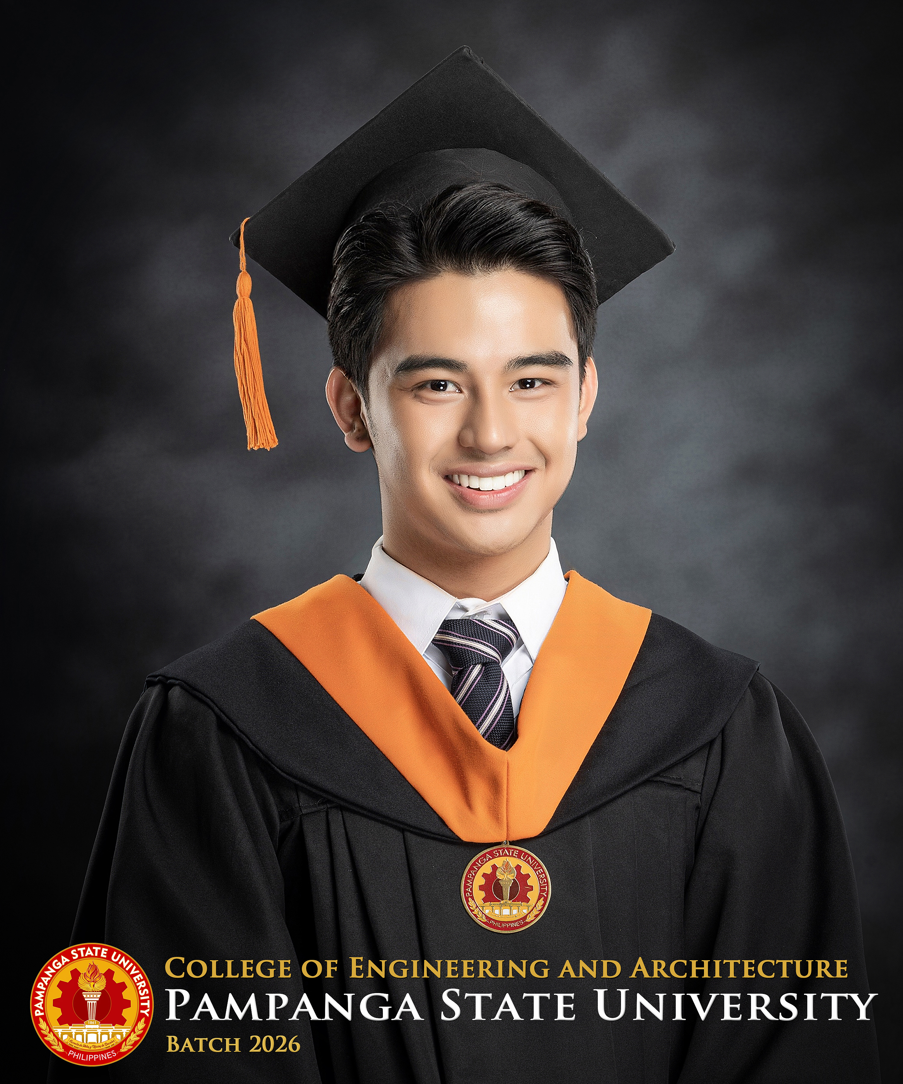 Graduation Toga Portrait - Male